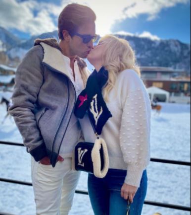 Jacob Busch with his ex-girlfriend Rebel Wilson